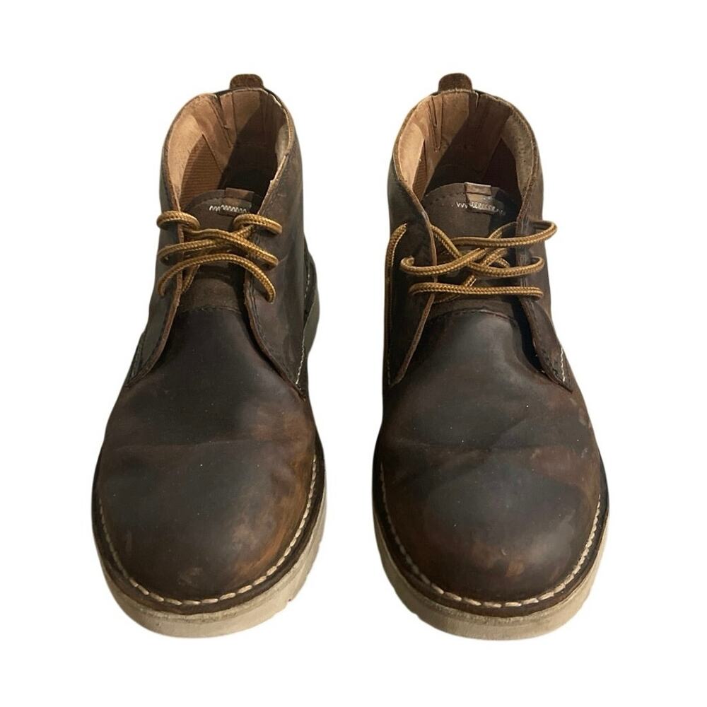 Clarks Men's Eastridge Mid Lace up Chukka Boots SZ 8.5 Workwear Beeswax Leather